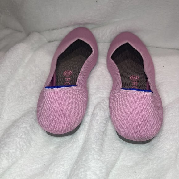 Rothy's Round Toe Ballet Flat - Retired color - begonia pink- Size 8 - Picture 4 of 10